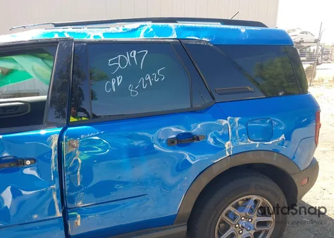 2025 Ford Bronco Sport Big Bend из США, поврежденный, VIN 3FMCR9BN5SRE03230